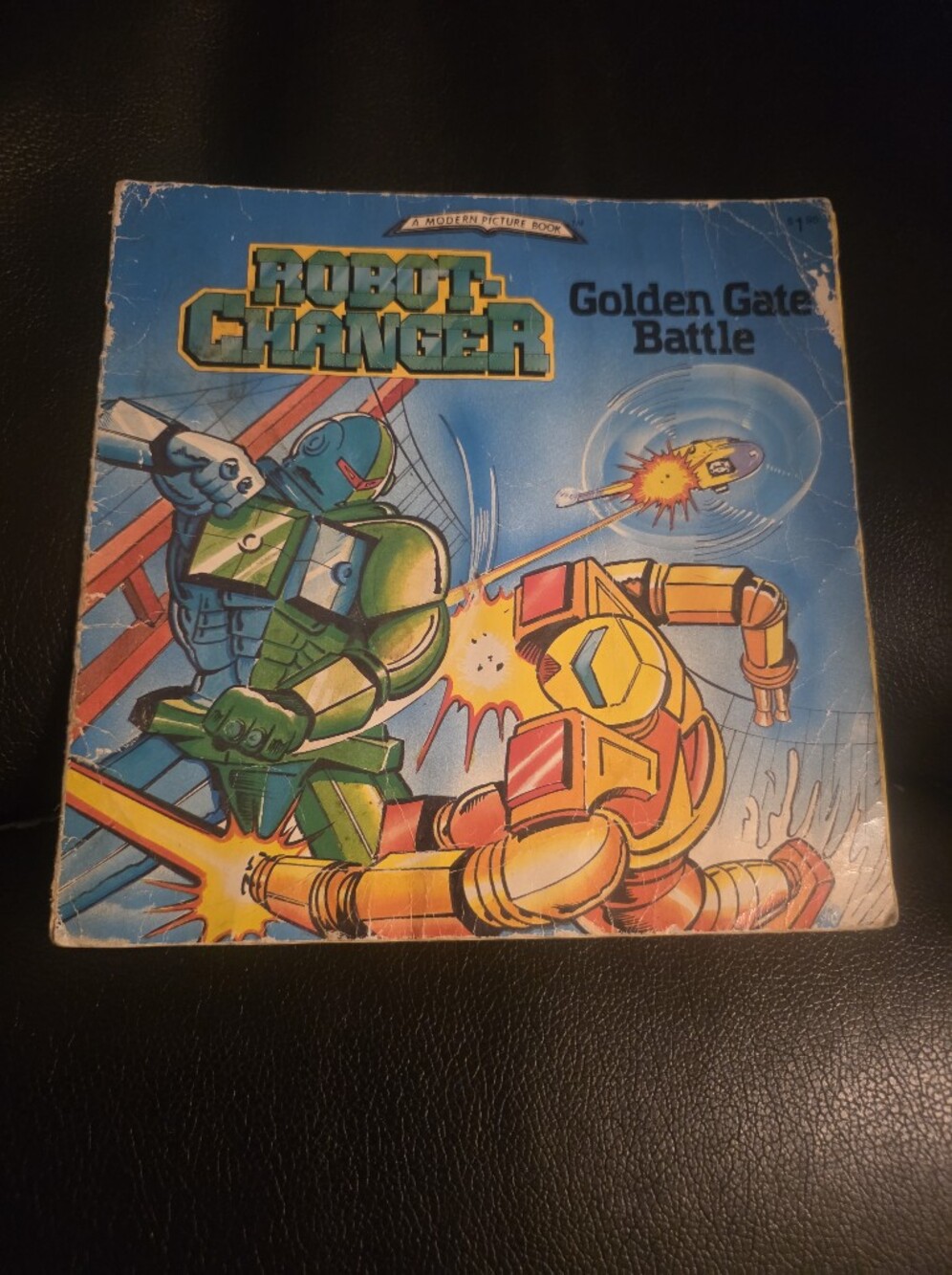 Robot Changer Golden Gate Battle Paperback Book 1985 1st Edition Joshua Morris
